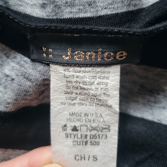 Striped Halter Maxi Dress in Black and Gray Size Small - Picture 2 of 5